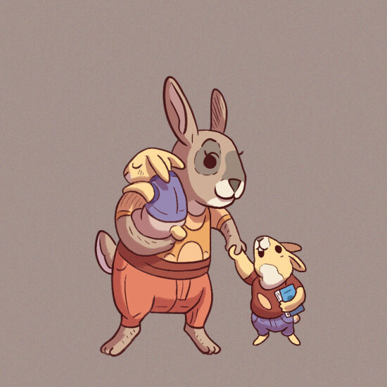 Lapin maman solo